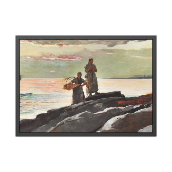 93855-308.jpg Saco Bay by Winslow Homer Framed Poster
