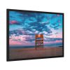 Lifeguard tower number 8 at the Bradley Beach Framed Poster