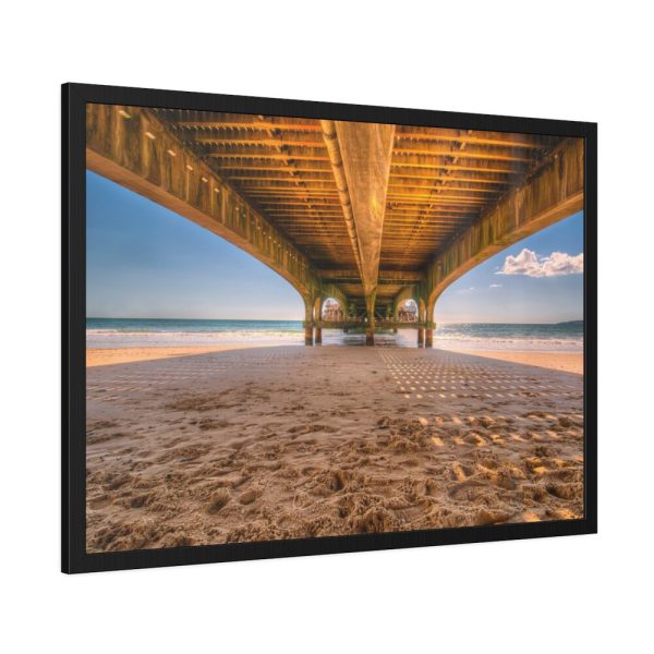93855-324.jpg Pier Jetty Wooden Beach Framed Poster