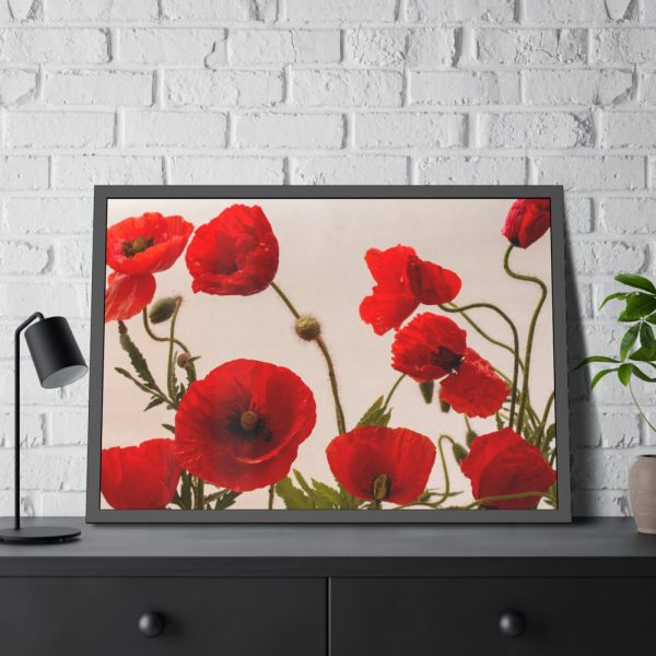 93855-343.jpg Red Poppy Framed Poster