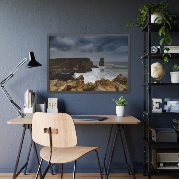 93855-350.jpg Coastline Ocean Cliffs Framed Poster