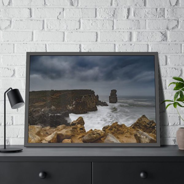 93855-351.jpg Coastline Ocean Cliffs Framed Poster