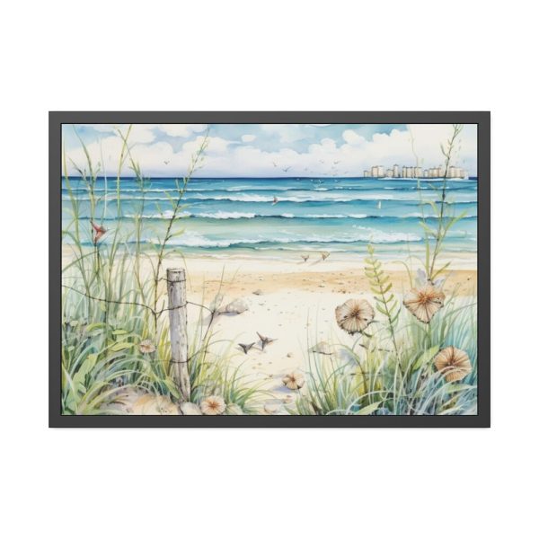 93855-361.jpg Painting of Ocean Waves Framed Poster