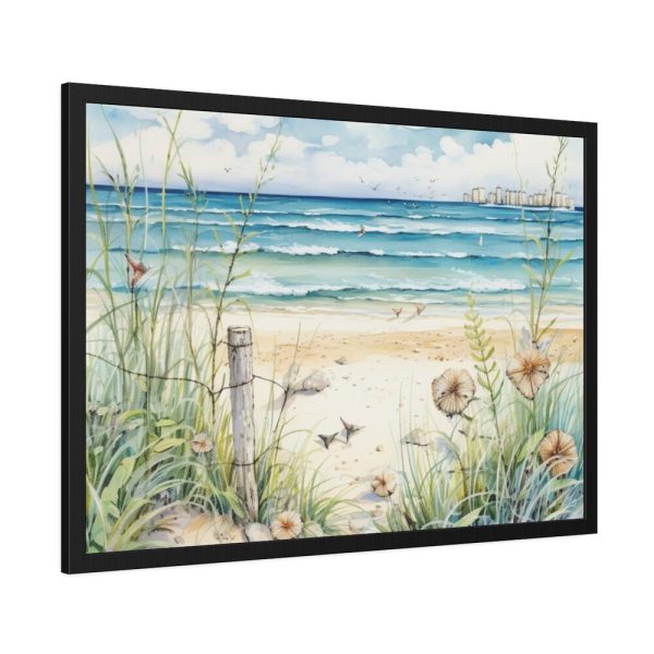 93855-362.jpg Painting of Ocean Waves Framed Poster