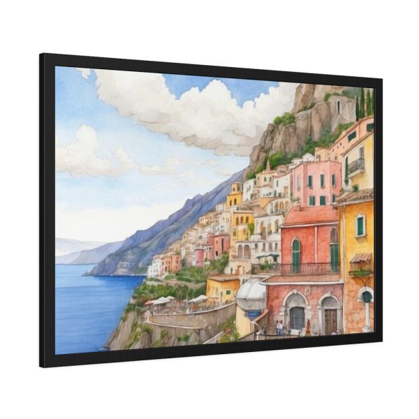 93855-366.jpg Amalfi Coast Framed Poster