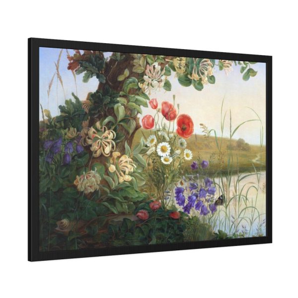 93855-383.jpg Still Life Floral Wildflowers Wreath Framed Poster