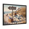 93855-407.jpg Peaceful Beach Scene Framed Poster