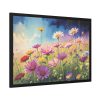 93855-447.jpg Wildflowers on Rough Texture Framed Poster