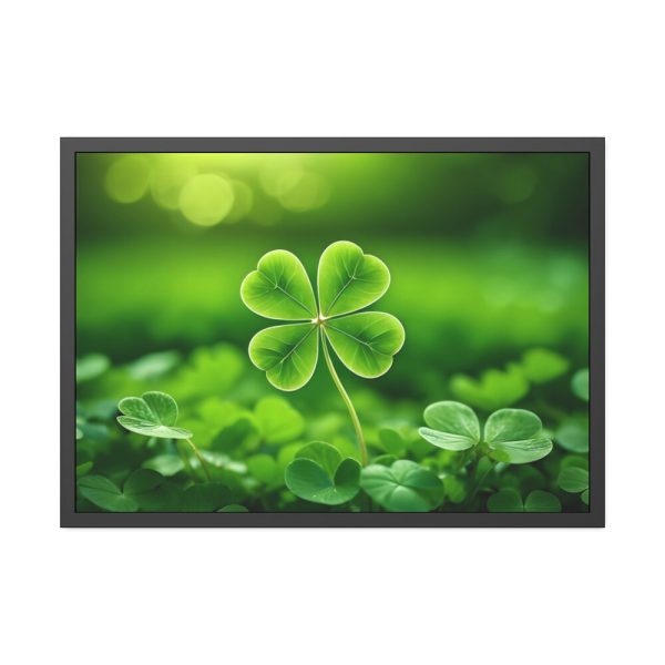 93855-454.jpg Four-leaf Clover Luck Framed Poster