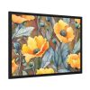 93855-463.jpg Saffron Flower Grunge Framed Poster