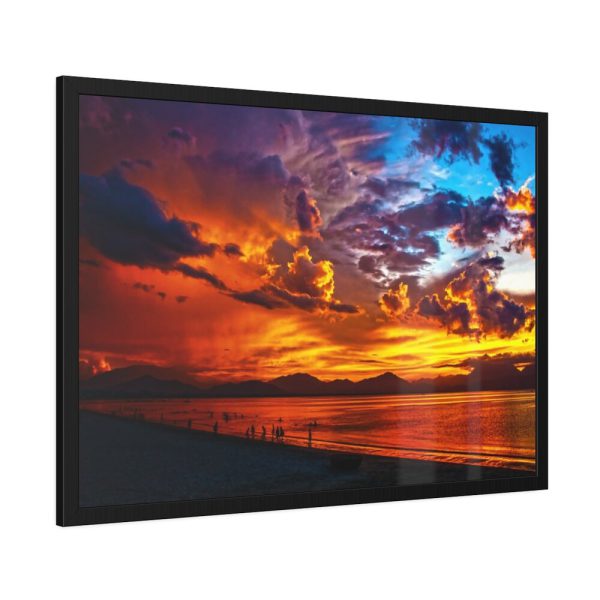 93855-49.jpg Burning Sky Framed Poster