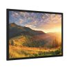 Beautiful Mountain Glow in Sunset Framed Poster