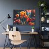 Yellow Tulips Flower Framed Poster