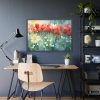 Flower Field of Tulips Framed Poster