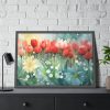 Flower Field of Tulips Framed Poster