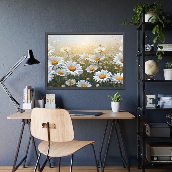 93855-524.jpg Blooming Daisy Field Framed Poster