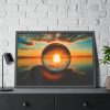 93855-55.jpg Reflection Time Through A Lens Ball Framed Poster
