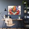 93855-552.jpg Mardi Gras Crayfish Art Framed Poster