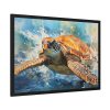 93855-571.jpg Sea Turtle Watercolor Framed Poster