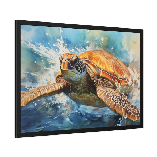 93855-571.jpg Sea Turtle Watercolor Framed Poster