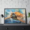 93855-573.jpg Sea Turtle Watercolor Framed Poster