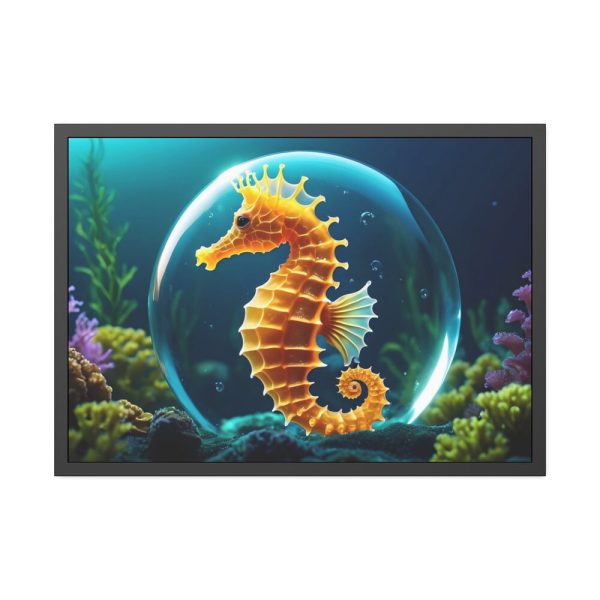93855-598.jpg Seahorse Fantasy Art Framed Poster