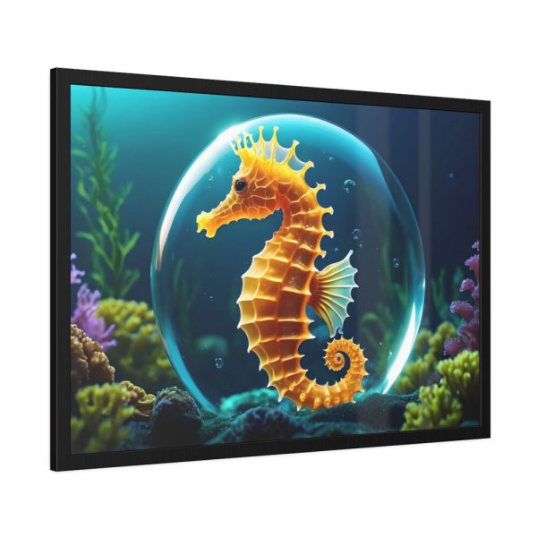 93855-599.jpg Seahorse Fantasy Art Framed Poster