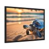 Marine Turtle Beach Sea Framed Poster