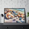 Shells Beach Sea Art Framed Poster