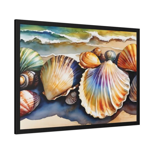 Shells Beach Sea Maritime Framed Poster
