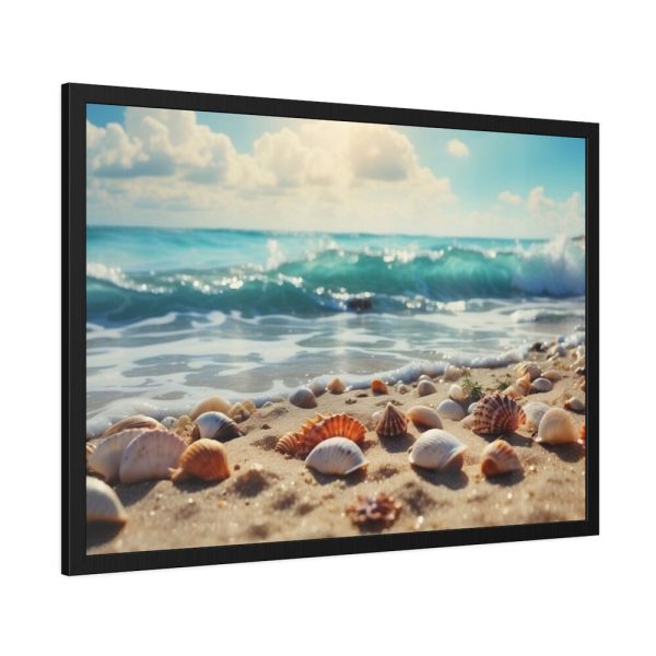 93855-639.jpg Sandy Beach With Seashells II Framed Poster