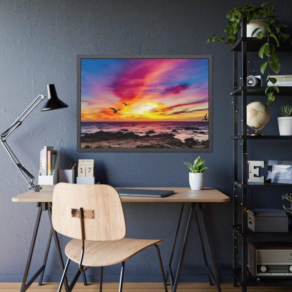 93855-82.jpg Pink Sky Sunset Framed Poster