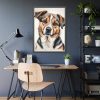 10005343521837852907_2048-1.jpeg Dog Cartoon Sketch Framed Poster