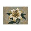 10082926722556411564_2048.jpeg Vintage Flower Lily Poster