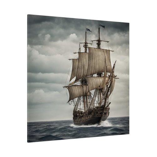 10110266245781585906_2048.jpeg Ancient Sail Ship In The Sea Standard Canvas