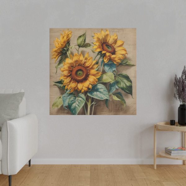 10174981787097041872_2048.jpeg Vintage Sunflower Art Print Standard Canvas