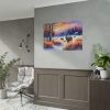 101875-19.jpg Winter Landscape Deer Poster
