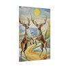 101894-23.jpg Dancing Deer Painting Art Poster