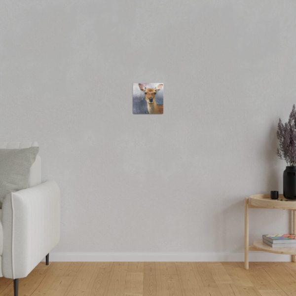 Deer Watercolor Painting Portrait Standard Canvas