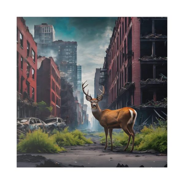 102212-13.jpg Armageddon City Deer Standard Canvas