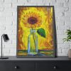 10504789991062536911_2048.jpeg Sunflower Textured Digital Painting Framed Poster