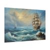 10535589975181623359_2048.jpeg Vintage Sail Ship In The Ocean Standard Canvas