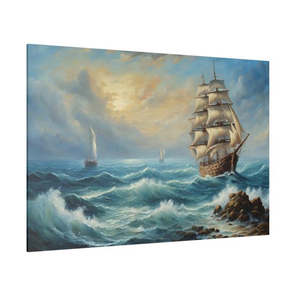 10535589975181623359_2048.jpeg Vintage Sail Ship In The Ocean Standard Canvas