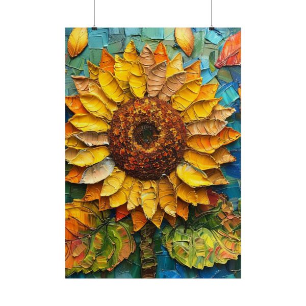 10611715355527117456_2048.jpeg Mixed Media Sunflower Art Poster