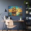 108066135959281197_2048-1.jpeg Digital Art, Stained Glass Old Ship Framed Poster