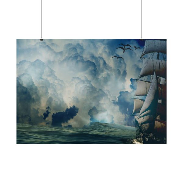 10826280032141921262_2048.jpeg Ship In The Sea Through Storm Poster