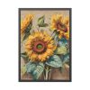 10998104001526624976_2048-1.jpeg Vintage Sunflower Art Print Framed Poster