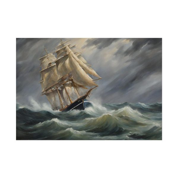 11041528707988870910_2048.jpeg Sail Ship And Stormy Sea Poster