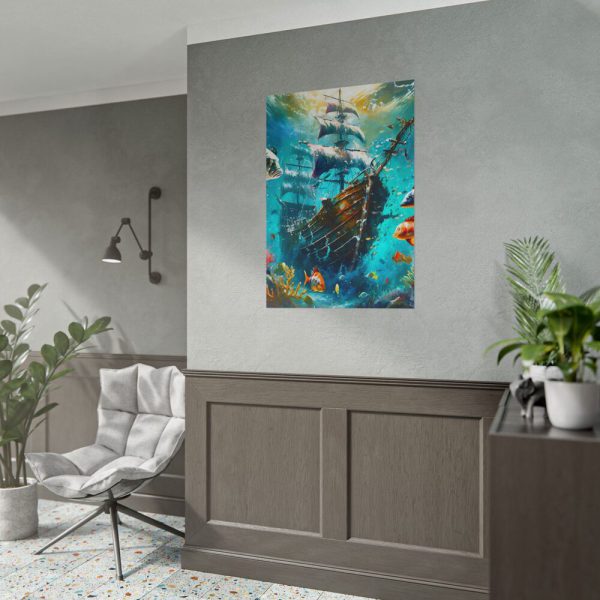 11196377337502462376_2048.jpeg Sunken Pirate Ship Art Poster