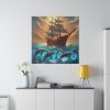 11199955345216558864_2048.jpeg Dolphins And Ship Art Print Standard Canvas